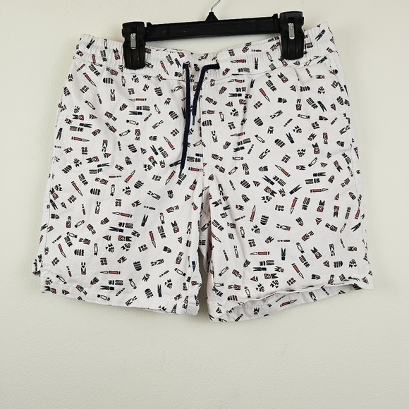 ZIPCODE Men's abstract Print Cotton Shorts Size Medium - Picture 1 of 5